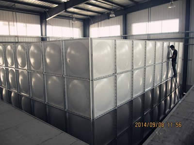 淄川玻璃钢拼装水箱